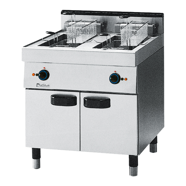Elektro Doppelfritteuse Inhalt 15+15 ltr 400V/20,4kW/32A mieten