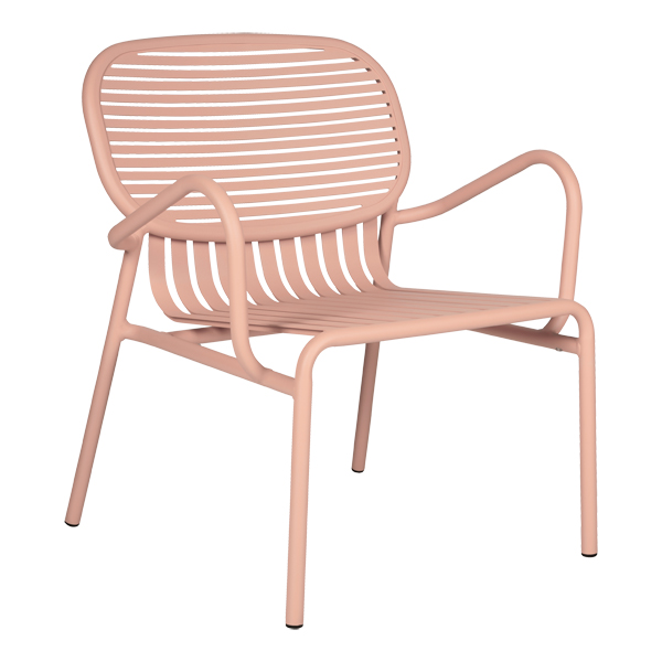 Stuhl Week-End blush mit Armlehnen B64*T62*H77 SH40 cm mieten