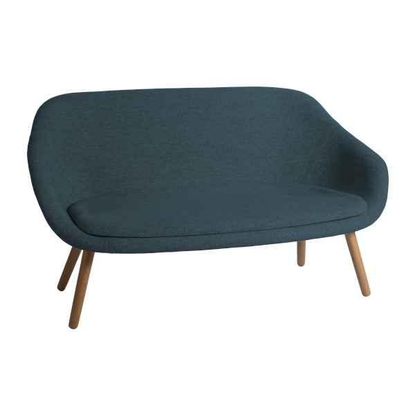 Sofa About a Lounge AAL gepolstert petrol/eiche mieten