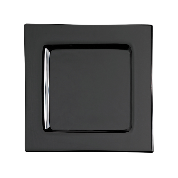 Glasteller Nubo schwarz 26*26 cm mieten