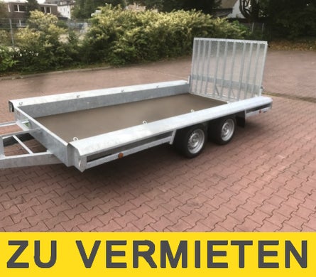 Baumaschinenanhänger | zul. Gesamtgewicht 3500 kg