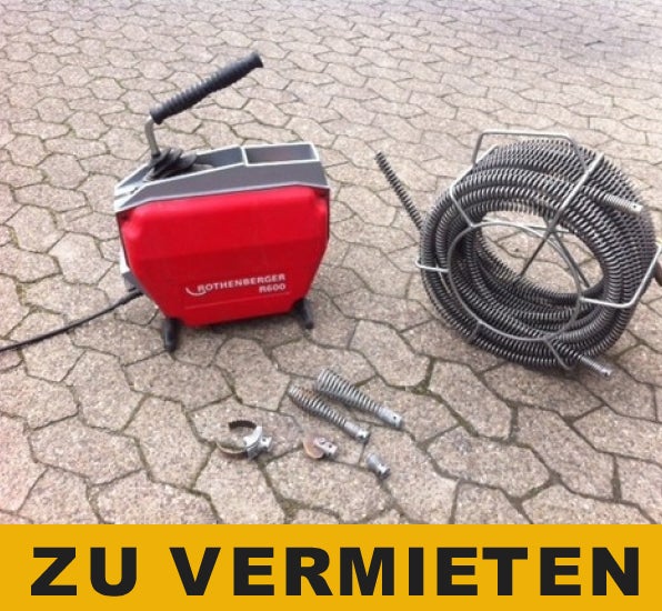 Rohrreinigungsmaschine Elektrisch / Rohrreinigungsgerät / R 600