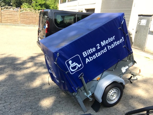 Anhänger 500 kg für Rollstuhl – 2