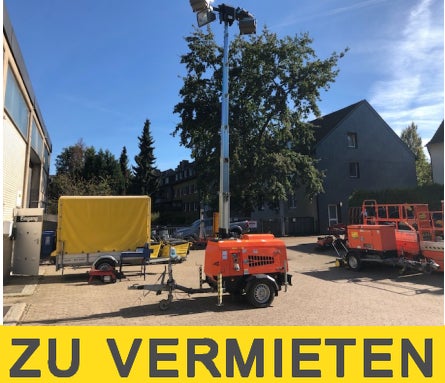 Lichtmast auf Anhänger - Flutlichtmast