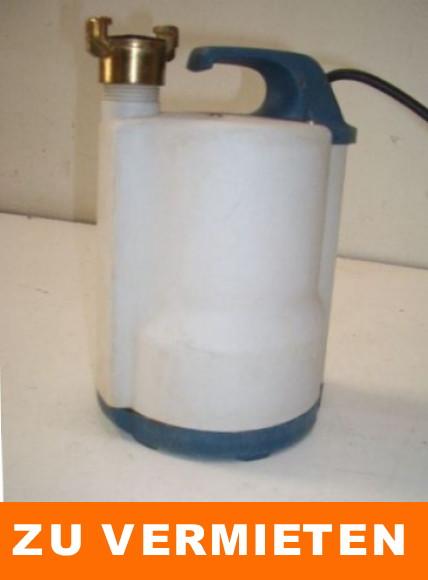 Flachsaugpumpe saugt bis 3mm ab