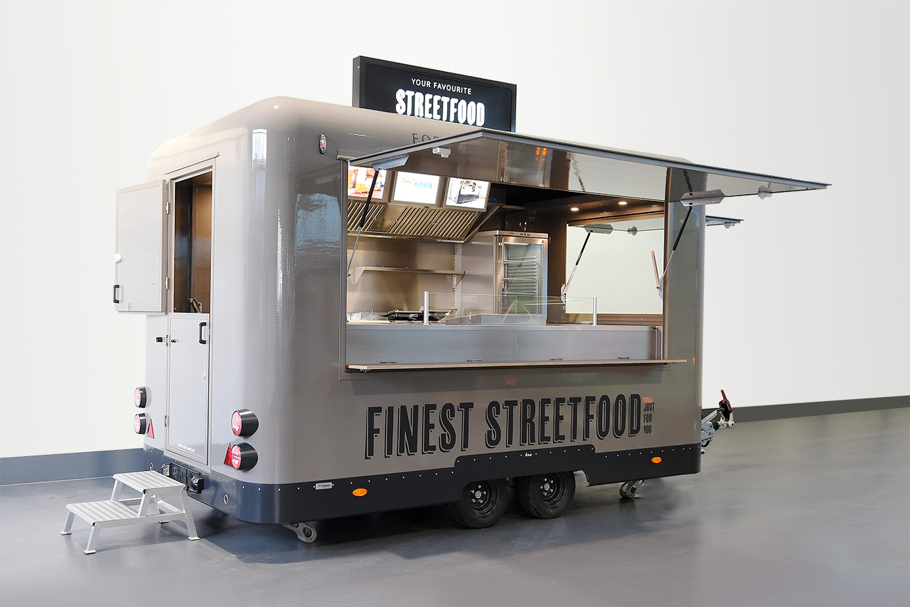 Imbisswagen Mieten: Modell Baserunner – Fahrzeug-ID N090 mieten bei ROKA Werk GmbH