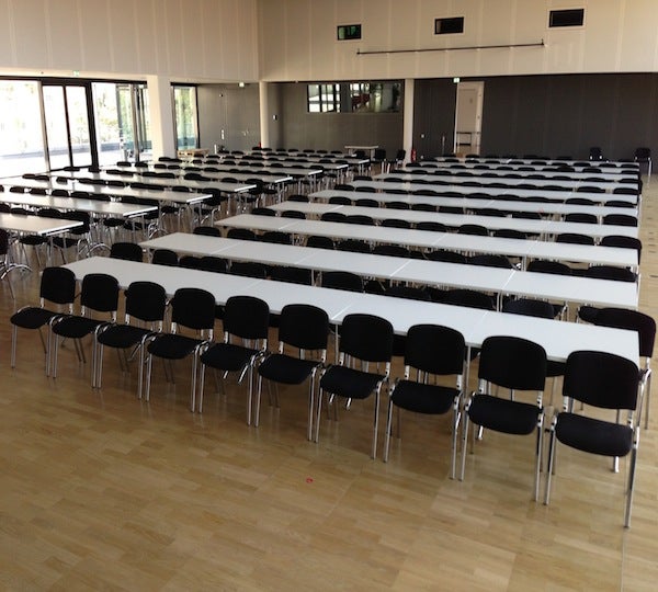 Konferenztisch, weiß, 120x80cm – 2