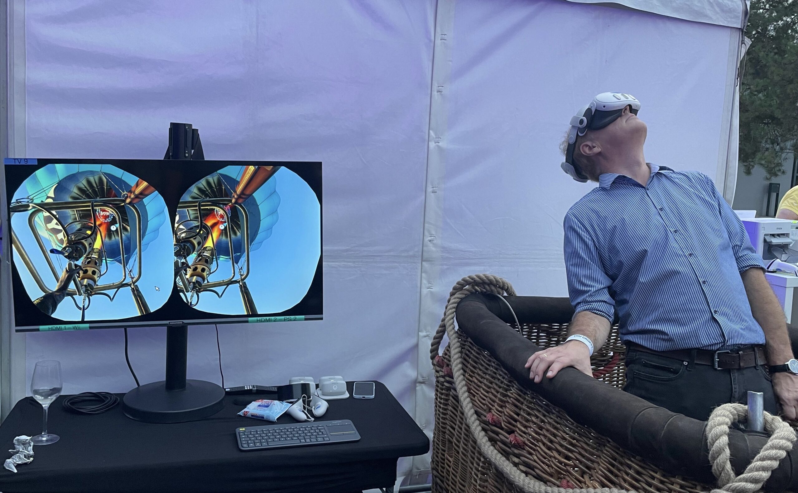 VR-Hot-Air-Ballon mieten bei play and fun team GmbH
