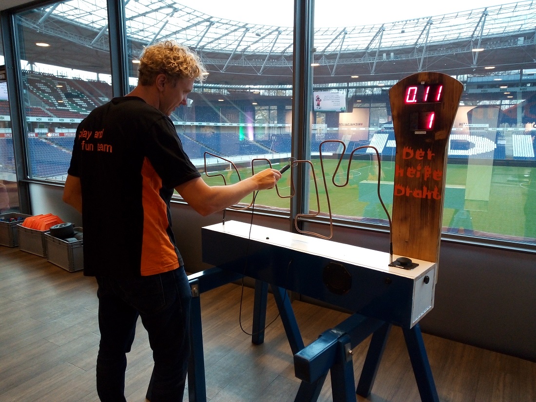 Heißer Draht mieten bei play and fun team GmbH