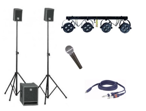 Party-Set klein für Laptop eco mieten bei Discjockey-Online.de