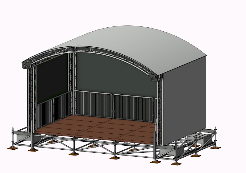 Buehnendach 6 X 4 M mieten bei Magic Event- & Medientechnik GmbH (GF Marcus Häring, Markus 