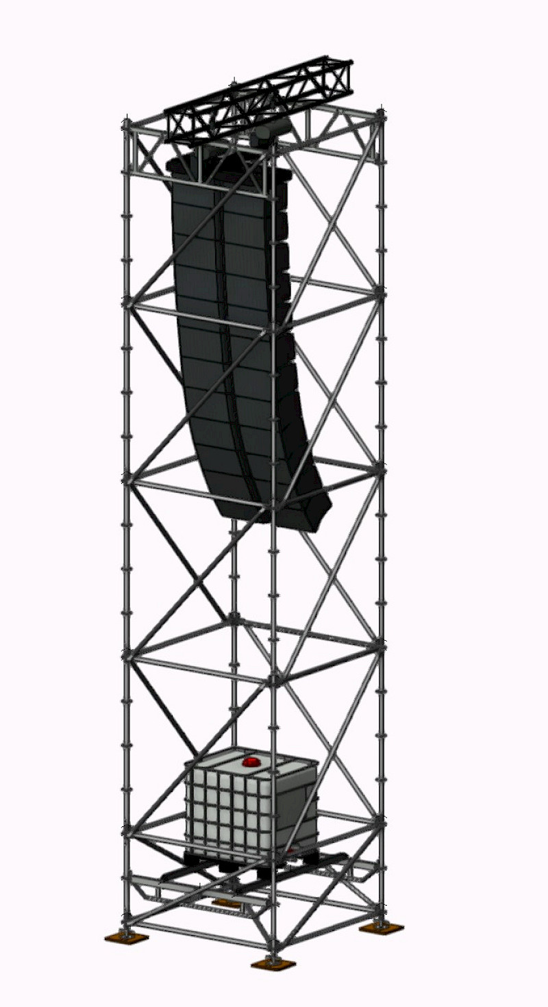 Layher Pa Tower 9M mieten bei Magic Event- & Medientechnik GmbH (GF Marcus Häring, Markus 