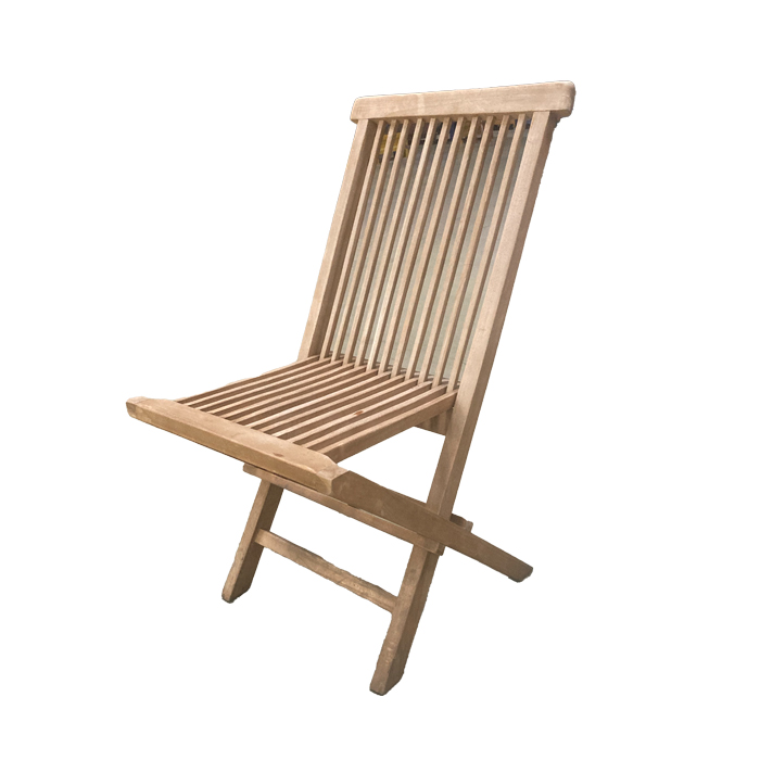 Stuhl “Teak” – klappbar mieten bei Northern Events