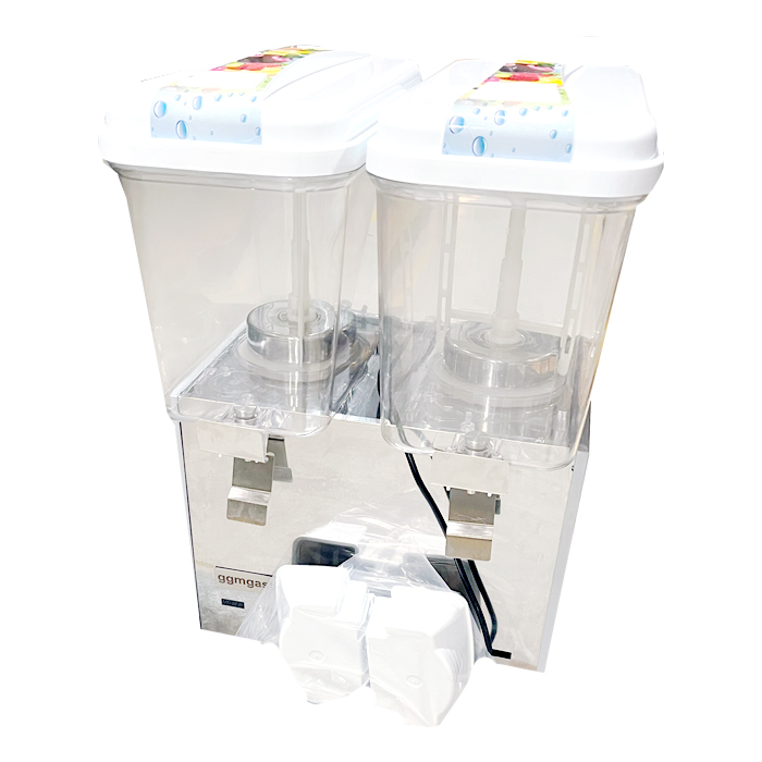 Saftspender – 2×18 Liter, edelstahl 230V mieten bei Northern Events