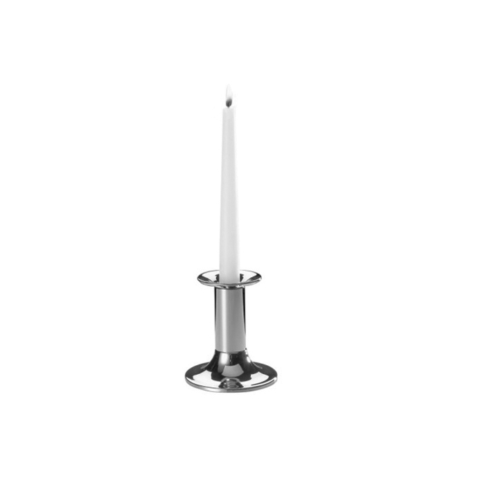 Kerzenständer 1-armig silber rund (16cm) mieten bei Northern Events