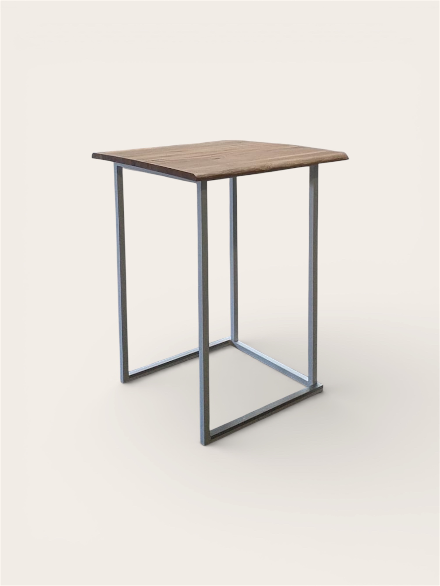Stehtisch ”Time Square” 70×70, weiß/holz (hpl) mieten bei Northern Events
