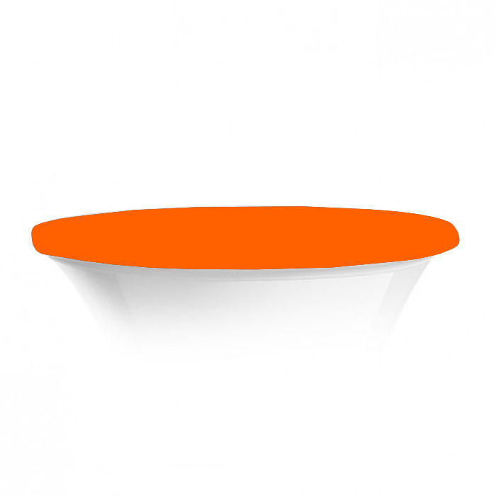 Hussendeckel – Stehtisch, orange mieten bei Northern Events