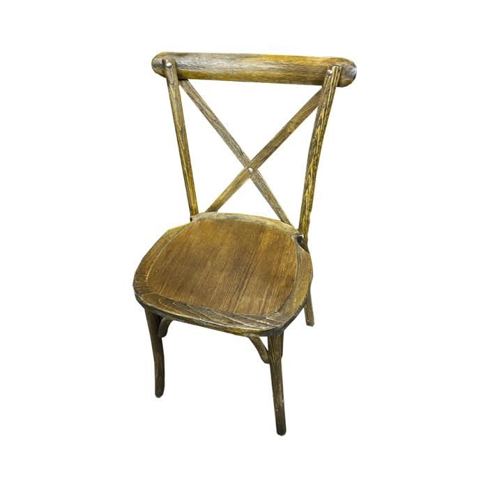 Stuhl “Crossback”, Holz mieten bei Northern Events