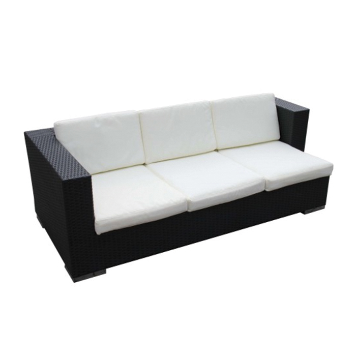 Sofa 3er “Lounge Rattan mieten bei Northern Events