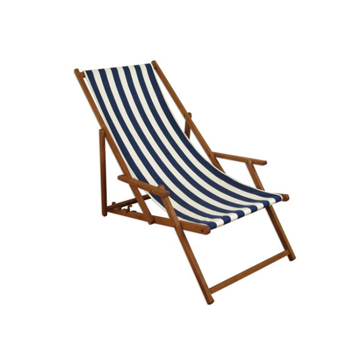 Strandstuhl blau/weiß mieten bei Northern Events
