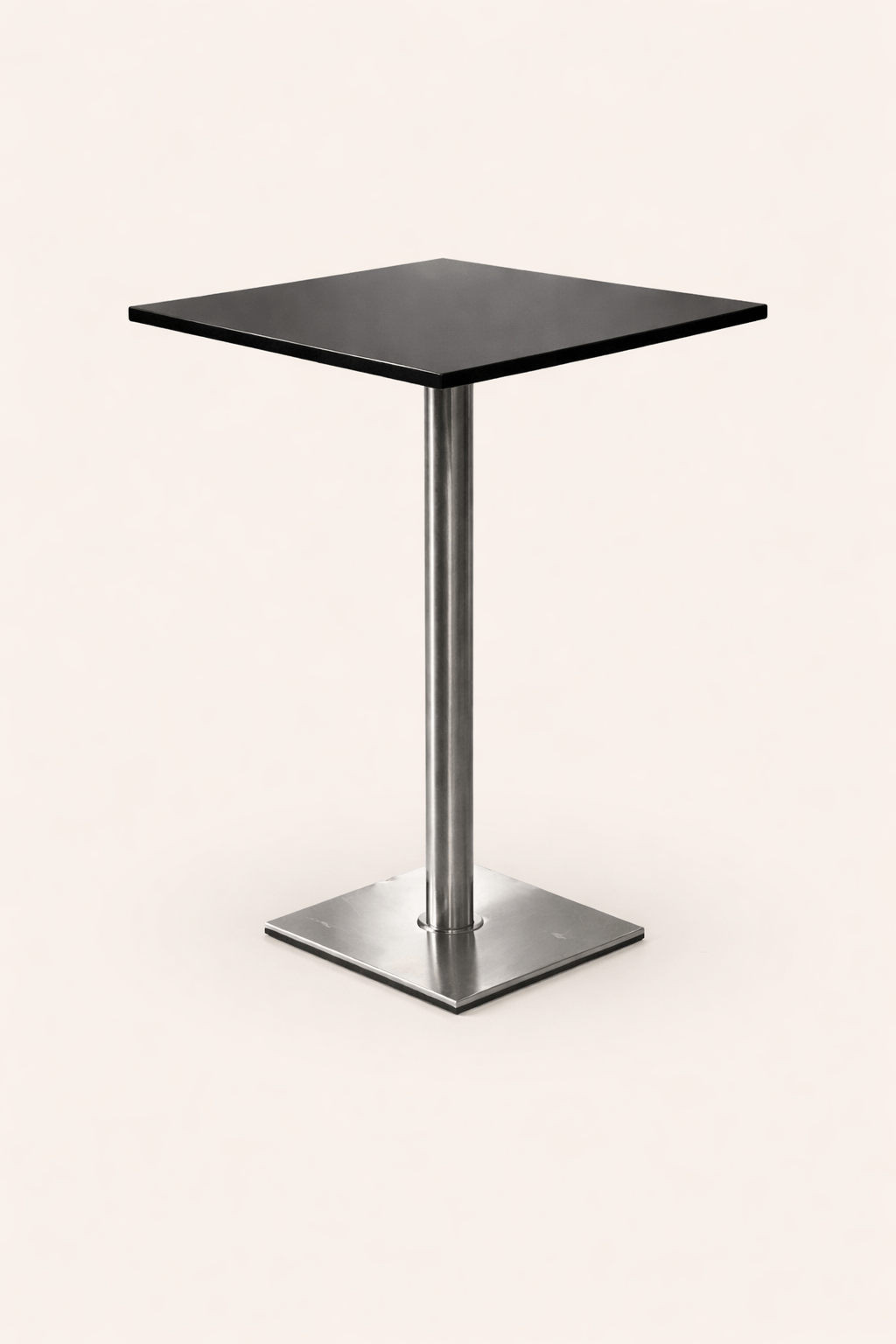Stehtisch “Construct” 70×70, eckig/schwarz mieten bei Northern Events