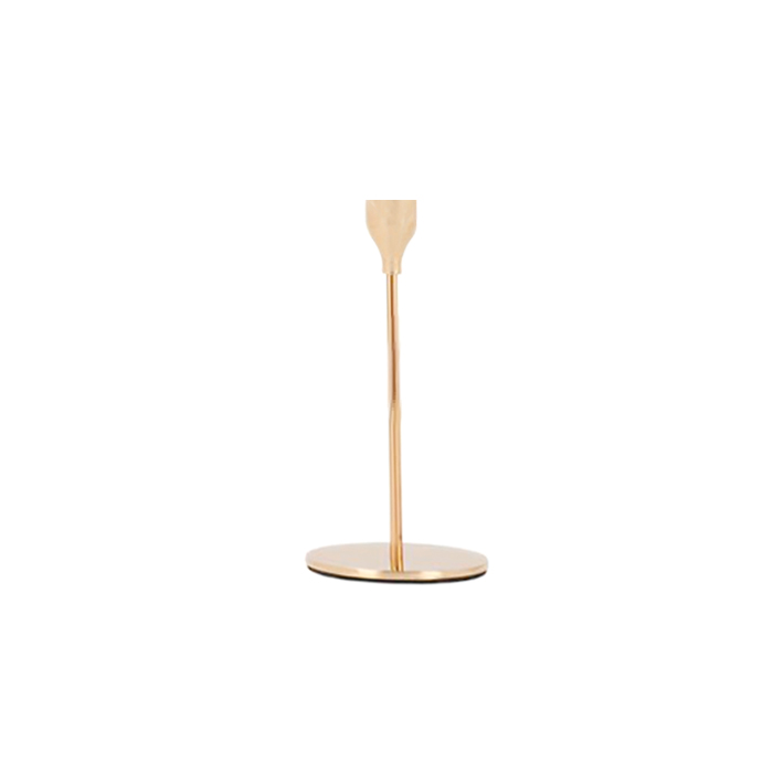 Kerzenständer 1-armig gold (22,5cm) mieten bei Northern Events