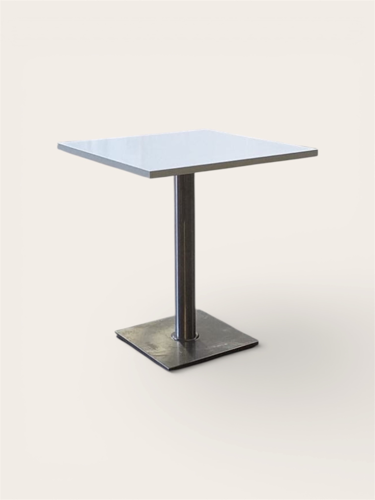 Tisch ”Construct” 70×70, eckig/weiß mieten bei Northern Events