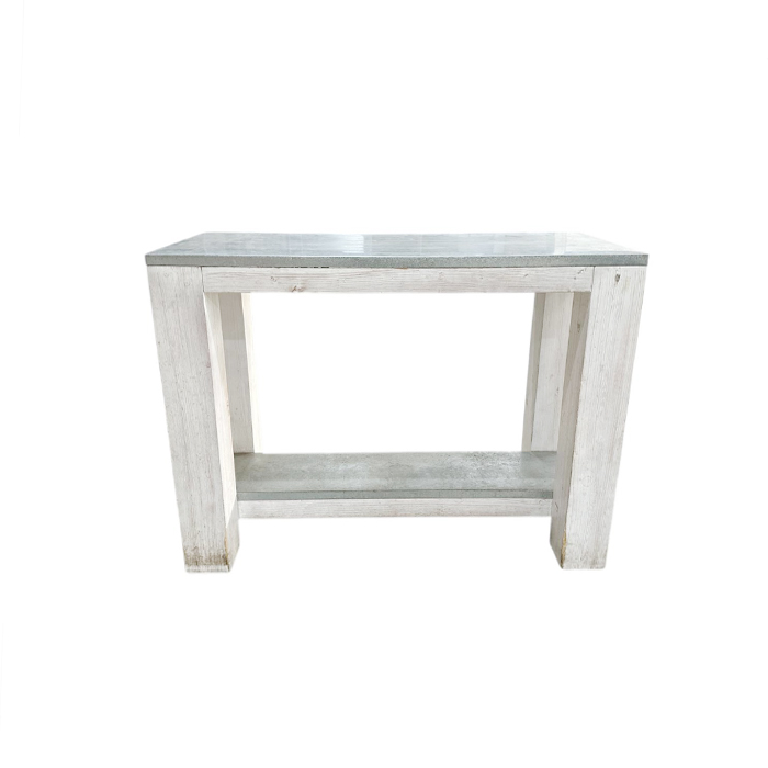 Buffettisch/Inseltisch “Landhaus” – 140x60cm mit Zinkplatte mieten bei Northern Events