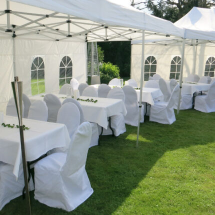 Faltpavillon – Seitenplane Panoramafenster mieten bei Northern Events