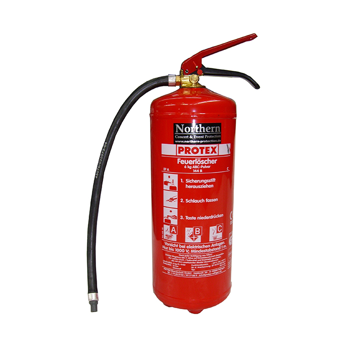 Feuerlöscher (ABC-Pulver), 6KG mieten bei Northern Events