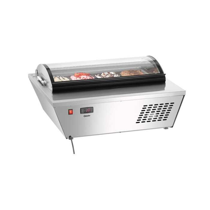 Tischeis-Vitrine – 4x 5l Eisbehälter mieten bei Northern Events
