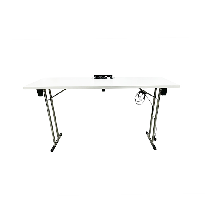 Tisch”Konferenz mit Steckdose” 140x50cm mieten bei Northern Events
