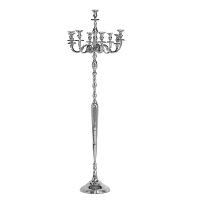 Kerzenständer 9-armig chrom (180 cm) mieten bei Northern Events