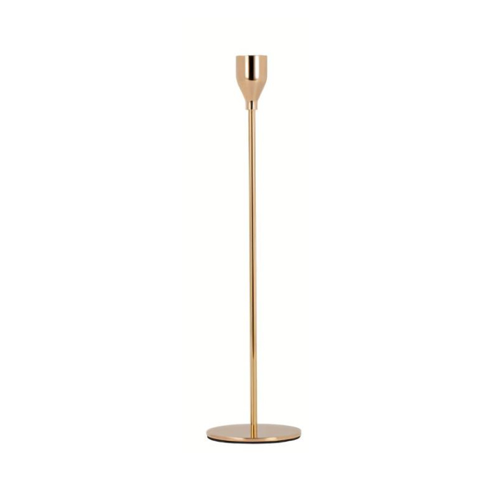 Kerzenständer 1-armig gold (32cm) mieten bei Northern Events