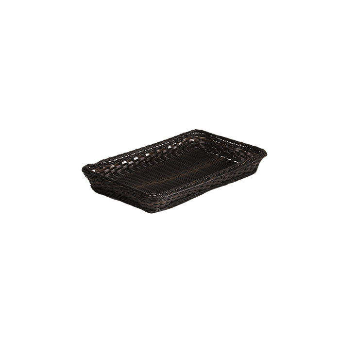Rattankorb “GN Line” 1/4 GN Flach – 10cm mieten bei Northern Events