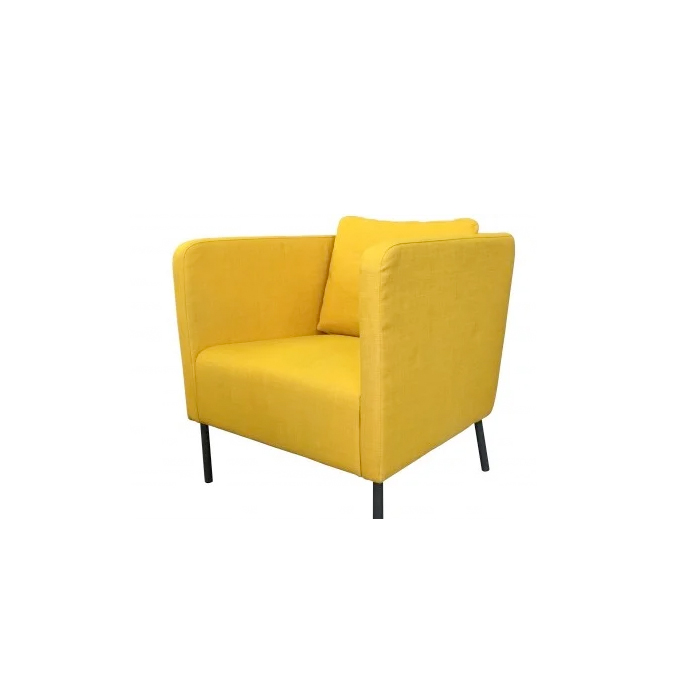 Sessel “Lounge Retro” gelb mieten bei Northern Events