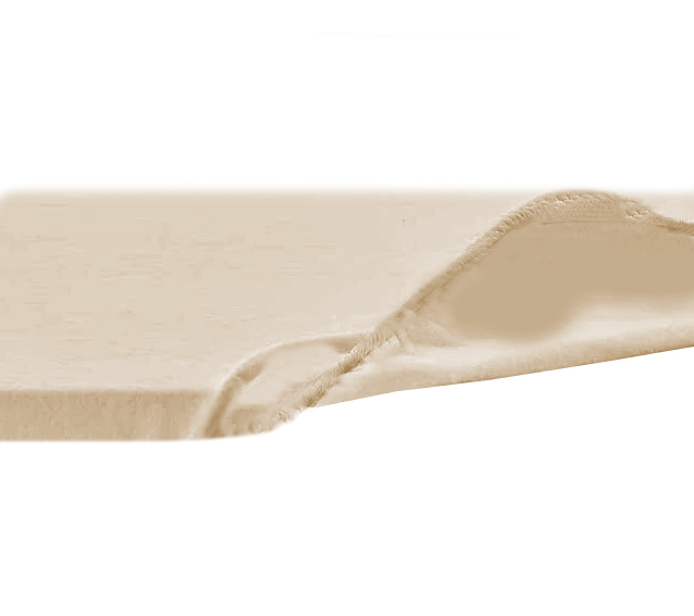 Tischmolton Gummizug ○ 180 cm – beige mieten bei Northern Events