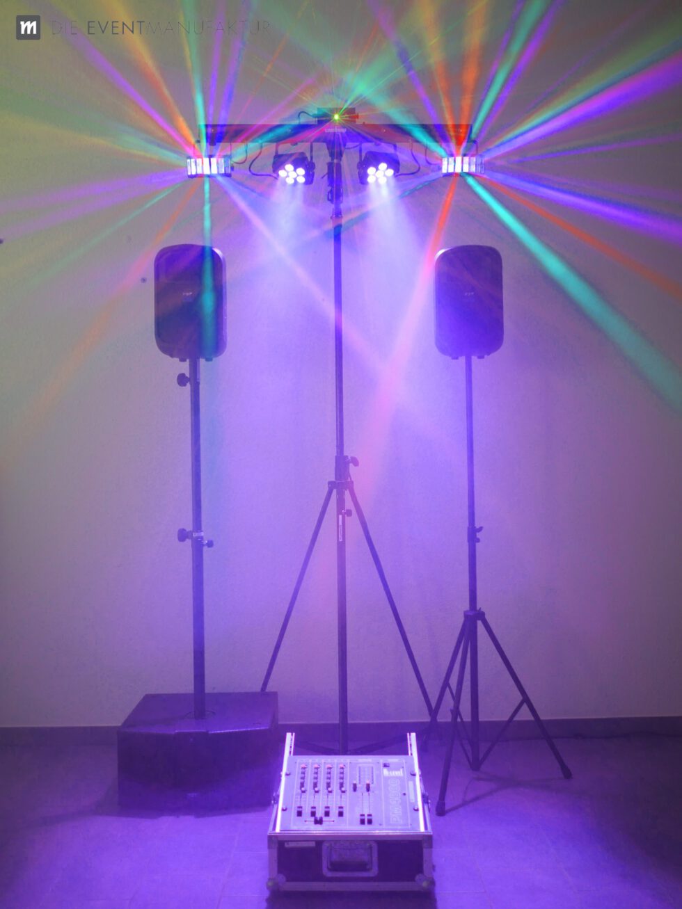 Musikanlage mieten | Licht & Ton II | Musik + Lichtanlagen Paket mieten