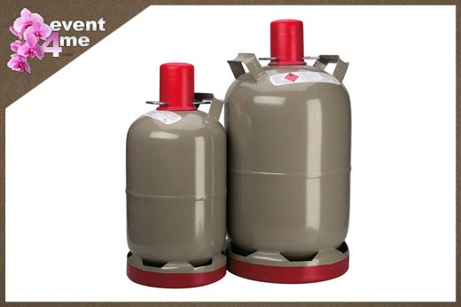 Gasflasche 5 kg inkl. Füllung, Propangas, Camping, Grill, Propan Gas Heiz Flasche von event4me aus Mannheim