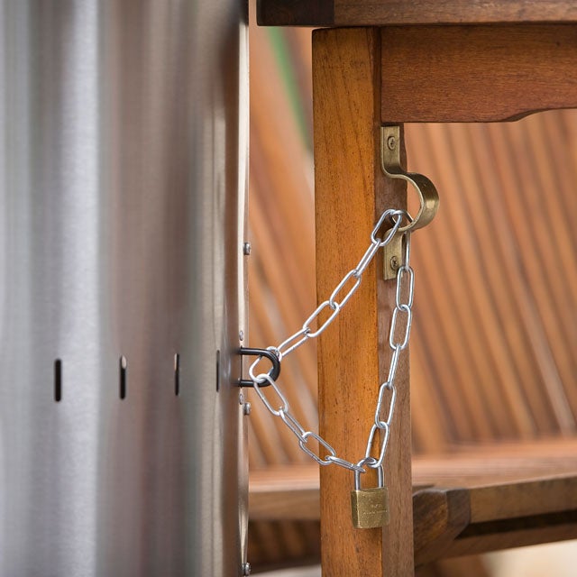 Großer Gastro Heizstrahler 14 kW mit integriertem Ablagetisch – 4