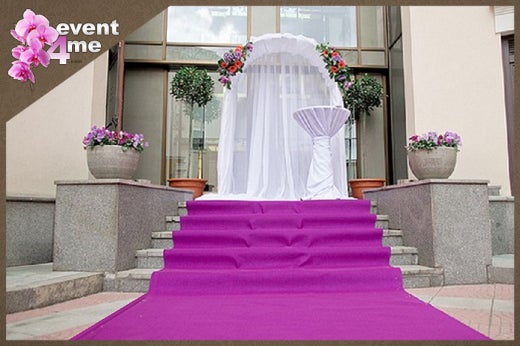 Verkauf Hochzeitsteppich 2,00m x 50,00m inkl. Versandkosten, Messeteppich, VIP - Teppich, roter Teppich, Läufer in verschiedenen Größen und Farben, weiß, rot, blau, grün, schwarz, pink, fuchsia usw. – 2