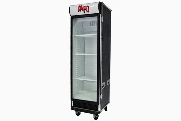 Kühlschrank mit Glastür
