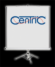 Aufprojektions Leinwand 240x180 cm mieten bei Centric Miet- und Digitalisierservice e.K.