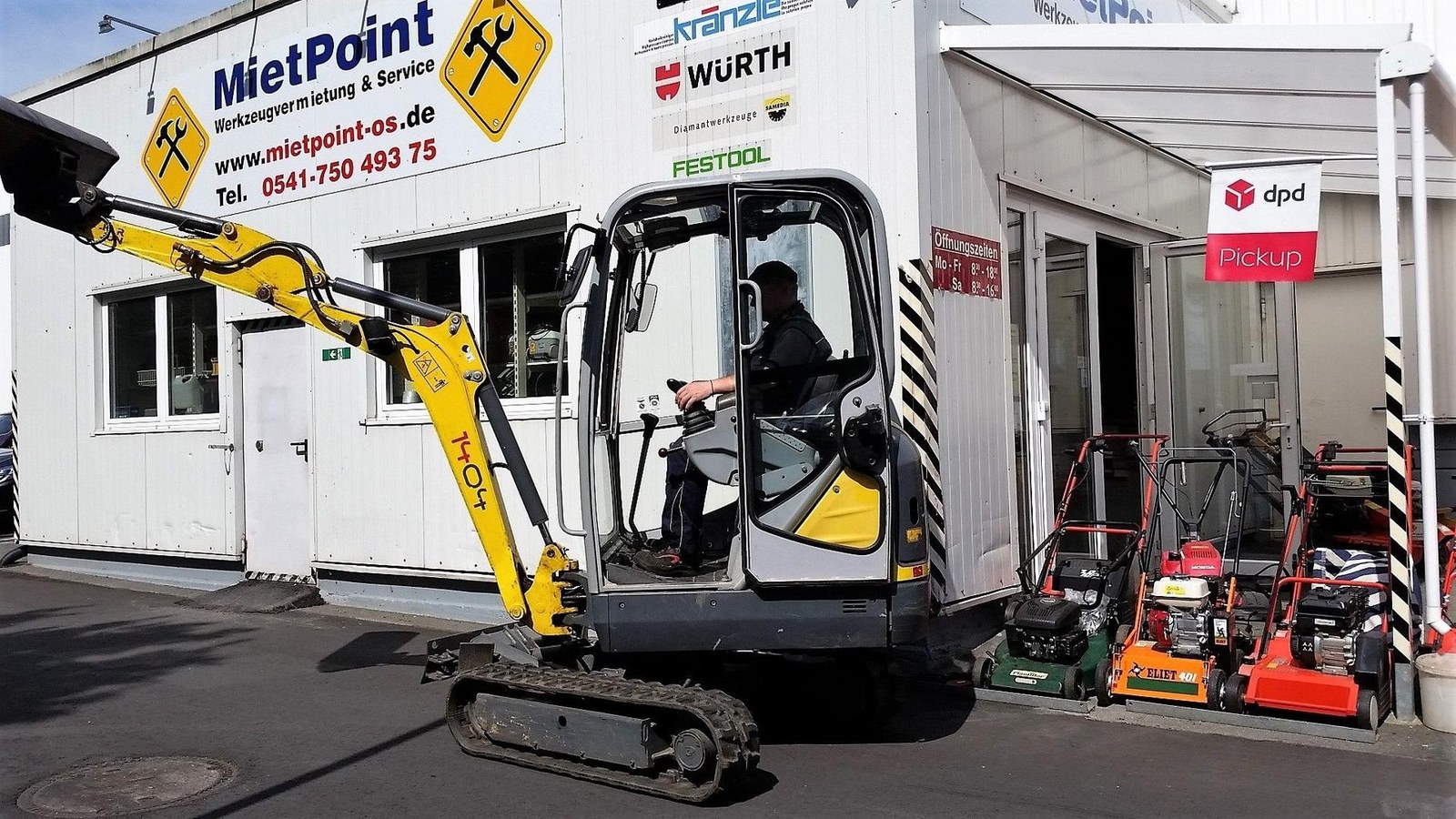 Minibagger mieten in Osnabrück bei M. Wolf – 3