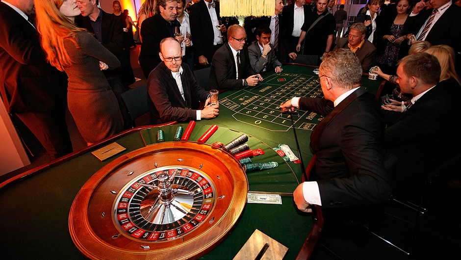 Mobiles Casino: Roulette (Spieltisch inkl. Croupier) mieten