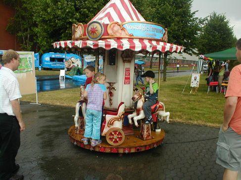 Mini Kinderkarussell Nostalgie Pferdchenkarussell Karussell – 3
