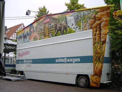 Schiesswagen, Schiessbude – 2