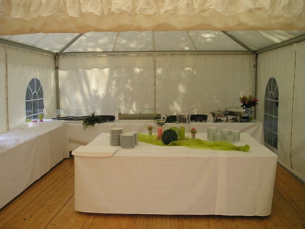 Pagodenzelt mit Boden, 5x5m – 3