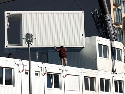 Bürocontainer gebraucht (6 m x 2,50 m) mieten