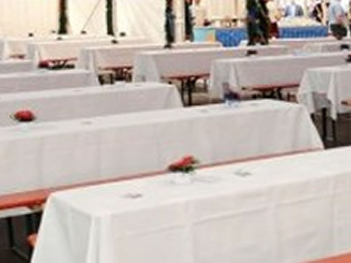 Tischdecke (Klapptisch/Buffettisch incl. Reinigung) mieten